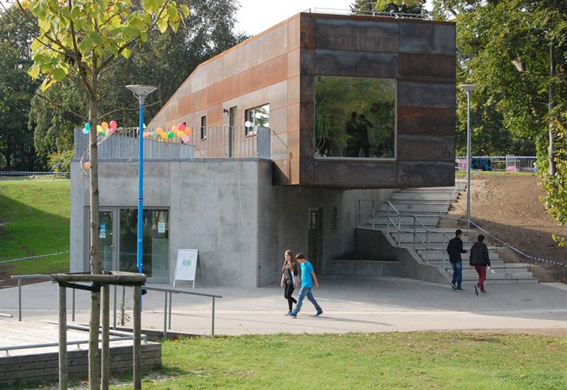 Zentrale Servicestation im Sport- & Begegnungspark Gaarden